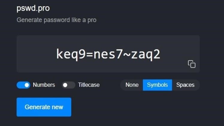 Pswd Password Generator – Overview 2023