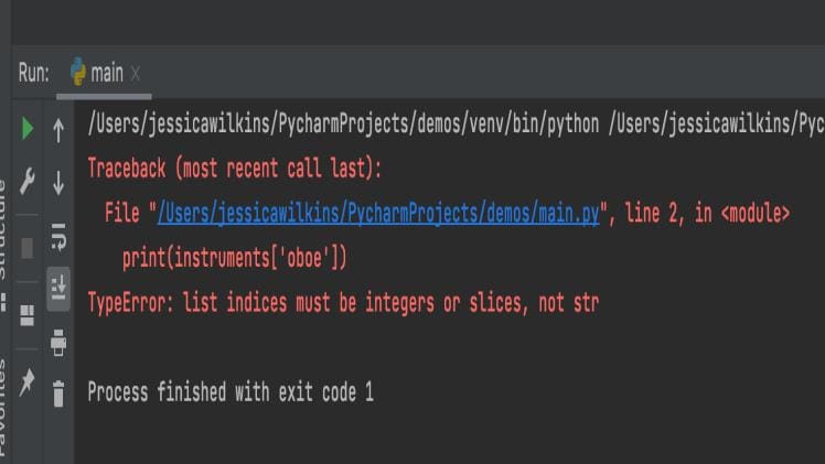 List Indices Must Be Integers or Slices, Not Str List Indices Must Be Integers or Slices, Not Str