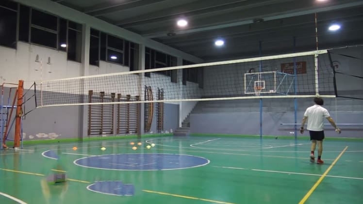 “The Measurements of a Volleyball Court” Volleyball Court 1